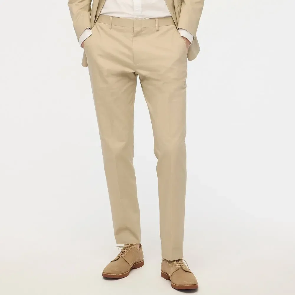 J.Crew Factory  Slim-fit Thompson chino suit pant Sandy Dune 33/32